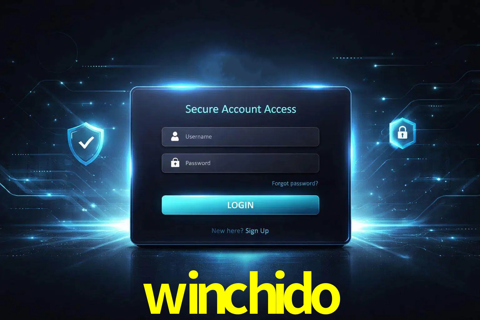 Pantalla de inicio de sesión de cuenta winchido para usuarios en México